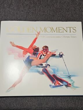 COLLECTABLE Golden Moments 1984 Commemorative Olympic Issues - White Cover